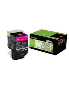 Lexmark 802M 1K Magenta Return Program Toner Cartridge