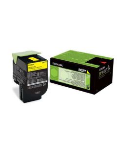 Lexmark 802Y 1K Yellow Return Program Toner Cartridge
