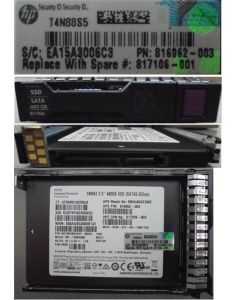 Hewlett Packard Enterprise 480GB, 2.5", SATA III, MU, SFF, SC