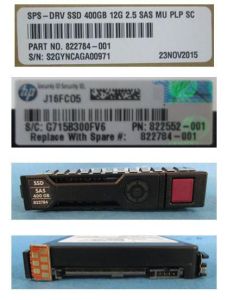 Hewlett Packard Enterprise 400GB, 2.5", SAS