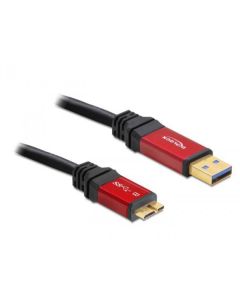 Delock USB 5 Gbps Cable Type-A male to USB 5 Gbps Type Micro-B male 3 m Premium
