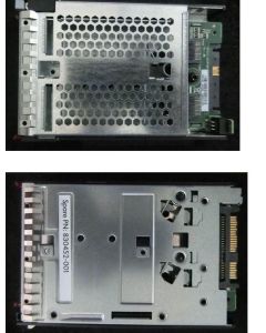 Hewlett Packard Enterprise SFF Flash Adapter for dual SSD drives, designed for HPE server systems, supports SATA interface, compact form factor.