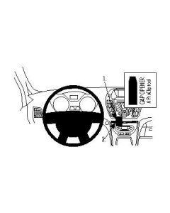 Brodit ProClip, Center mount, ABS plastic, black