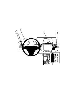 Brodit ProClip, Angled mount, ABS plastic, black