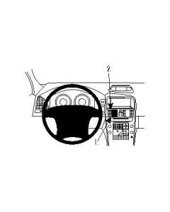 Brodit ProClip, Center mount, ABS plastic, black