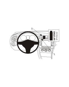 Brodit ProClip for Volkswagen Golf VII 13, Center mount