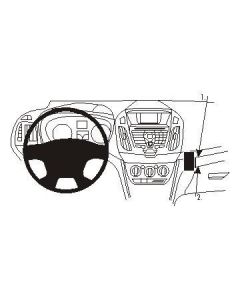 Brodit ProClip 854991, Suitable for Ford Tourneo Connect 14-15/Ford Transit Connect 14-15
