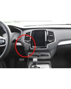 Brodit Proclip, center mount, ABS plastic, Black
