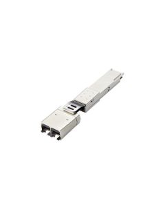Hewlett Packard Enterprise Dual 10GBASE-T QSFP+ transceiver module, 10 Gbps per channel, RJ45 interface, supports up to 30 meters cable length.