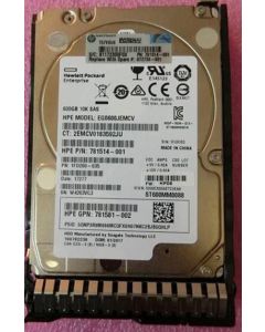 Hewlett Packard Enterprise 600GB SAS hard drive, Refurbished