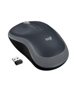 Logitech Wireless Mouse M185, RF Wireless, Alkaline, Grey