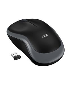 Logitech Wireless Mouse M185, RF Wireless, Alkaline, Grey