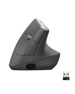 Logitech MX Vertical Advanced Ergonimic Mouse, RF + Bluetooth + USB-C