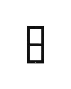 2N IP Verso - Frame for surface installation, 2 modules - black