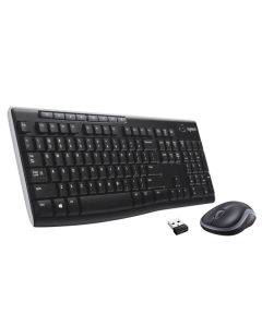 Logitech Wireless Combo MK270, 10 m, 2.4 GHz, QWERTY
