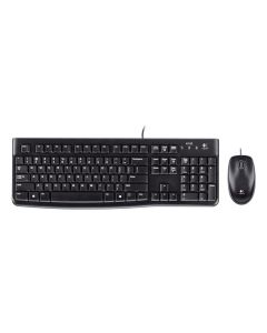 Logitech Keyboard & Mouse, Wired, USB, DE, Black