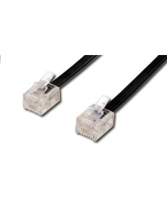 Microconnect 93068 telefoonkabel 3 m Zwart