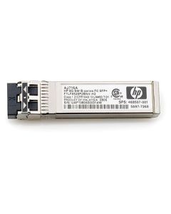 HP 8Gb Shortwave B-series Fibre Channel 1 Pack SFP+ Transceiver netwerk media converter