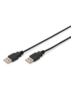 Digitus USB 2.0 connection cable, type A M/M, 5.0m, USB 2.0 conform, bl