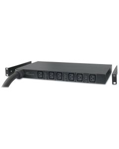 APC Rack PDU, Basic, 1U, 32A, 400V, (6x) C19, IEC 309 32A 3Fase stekker