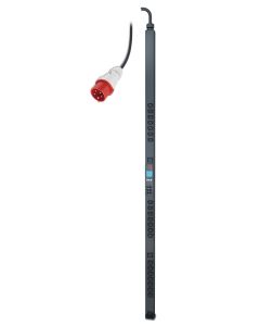 APC Rack PDU AP8481, Metered-by-Outlet, ZeroU, 32A, 400V, (21x) C13 & (3x) C19, IEC 309 16A 3Fase stekker
