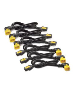APC Stroomkabelkit (6 ea), blokkerend, C13 naar C14 (90 graden), 1,8 m