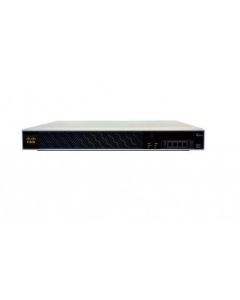 Cisco ASA5512-K9 - firewall services, 250 IPsec VPN peers, 2 SSL VPN peers, 6 copper Gigabit Ethernet data ports, 1 copper Gigabit Ethernet management port, 1 AC power supply, 3DES/AES encryption