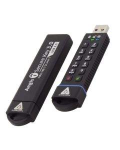 Apricorn 16GB, USB Type A, 195 MB/s read, 162 MB/s write, Hardware Encryption