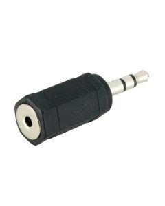Microconnect AUDALX tussenstuk voor kabels 3.5mm 2.5mm Zwart
