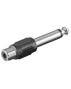 Microconnect AUDANG tussenstuk voor kabels 6.3mm RCA Zwart