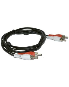 Microconnect AUDCC10 audio kabel 10 m 2 x RCA Zwart