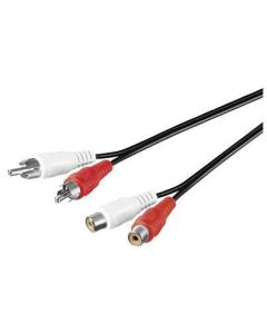 Microconnect AUDCH10 audio kabel 10 m 2 x RCA Zwart