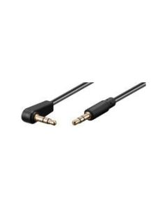 Microconnect AUDLL1A audio kabel 1 m 3.5mm Zwart