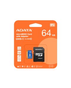 ADATA 64GB, microSDHC, Class 10 UHS-I Klasse 10