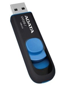 ADATA DashDrive UV128 32GB USB flash drive USB Type-A 3.2 Gen 1 (3.1 Gen 1) Zwart, Blauw
