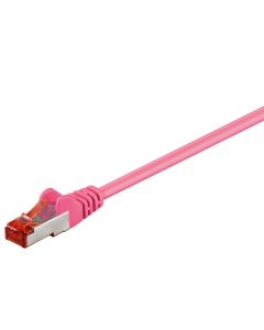 Microconnect B-FTP60025PI netwerkkabel Roze 0,25 m Cat6 F/UTP (FTP) Rond