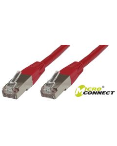Microconnect B-FTP615R netwerkkabel Rood 15 m Cat6 F/UTP (FTP) Rond