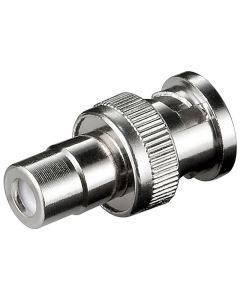 Microconnect BNCRCAADAPTOR1 tussenstuk voor kabels BNC RCA Metallic
