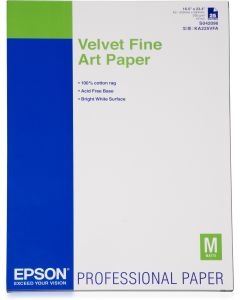 Epson Velvet Fine Art Paper, DIN A2, 260g/m², 25 Vel