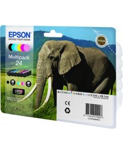 Epson Elephant Multipack 6-colours 24 Claria Photo HD Ink