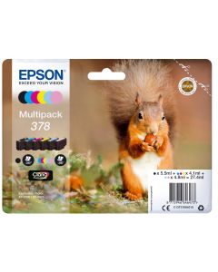 Epson Squirrel 378 Eekhoorn Claria Photo HD multipack zeskleureninkt