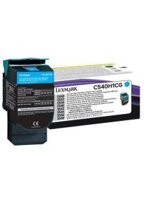 Lexmark C54x, X54x Cyan High Yield Return Programme Toner Cartridge (2K)