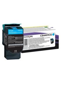 Lexmark C544, X544 Cyan Extra High Yield Return Program Toner Cartridge
