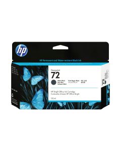 HP 72 matzwarte DesignJet inktcartridge, 130 ml