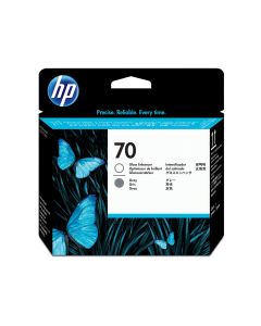 HP 70 glansverhoger en grijze DesignJet printkop
