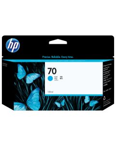 HP 70 cyaan DesignJet inktcartridge, 130 ml