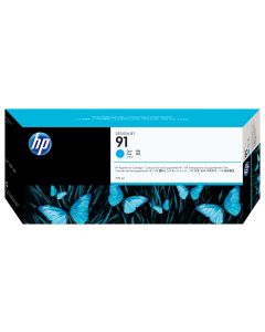 HP 91 775 ml pigmentinktcartridges voor DesignJet, cyaan