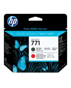 HP 771 matzwarte/chromatisch rode DesignJet printkop