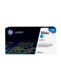 HP 504A originele cyaan LaserJet tonercartridge
