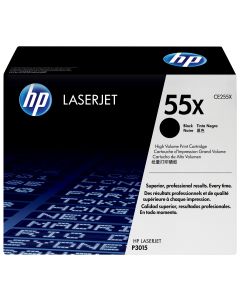 HP 55X originele high-capacity zwarte LaserJet tonercartridge